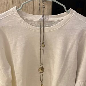 Chicos long gem necklace